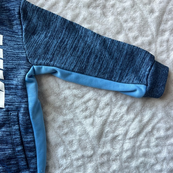 Nike Toddler Blue Heather Full-Zip Hooded Jacket - Picture 5 of 8